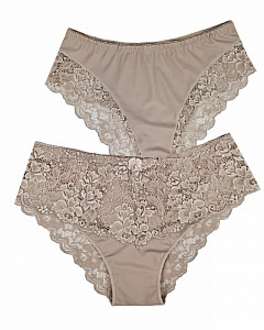 Женские трусы слипы с кружевом  ALINA 