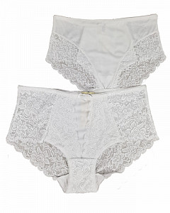 Трусы женские слипы кружевные (большие размеры) ALINA 