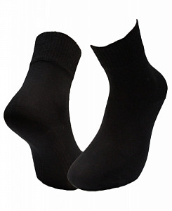 Мужские черные носки с ослабленной резинкой  A.VEASA